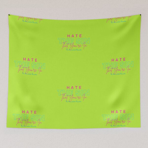 Item preview, Hate the Sin that You're In | Proverbs 14:34 - Green-Yellow designed and sold by TheReporter1.