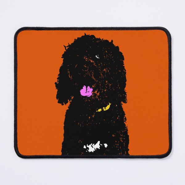 Item preview, Portuguese Water Dog Design in orange - Pet Pop Art - Animal Pop Art, Bespoke Options designed and sold by StudioFlea.