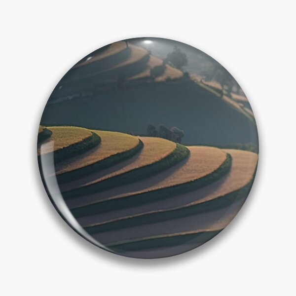 Item preview, Beautiful landscape countryside artwork - Vietnam Terraced fields 012 designed and sold by jetaiart.