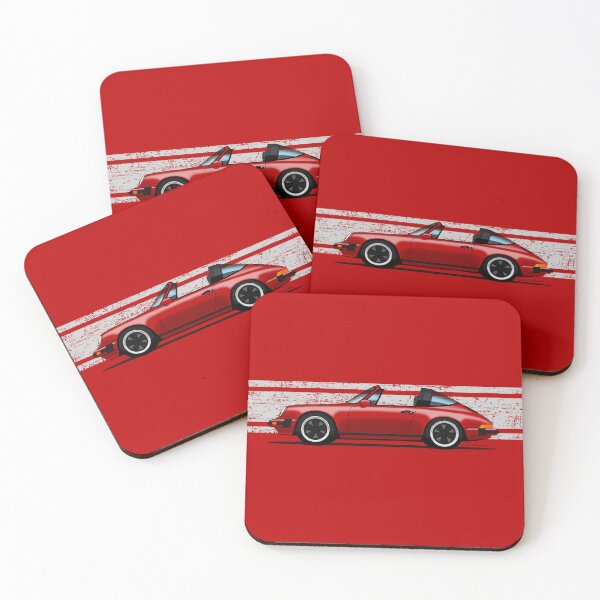 Item preview, My drawing of the iconic German sports car with stripes designed and sold by designjaag.