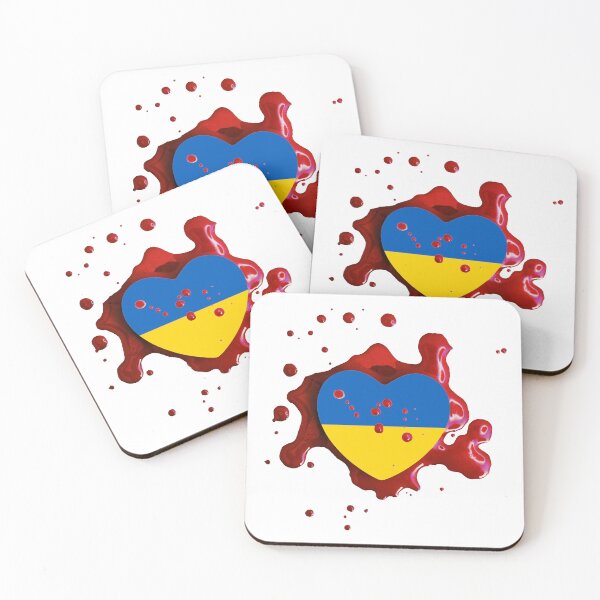 Item preview, Heart Bleeds for Ukraine; designed and sold by StickerApe.