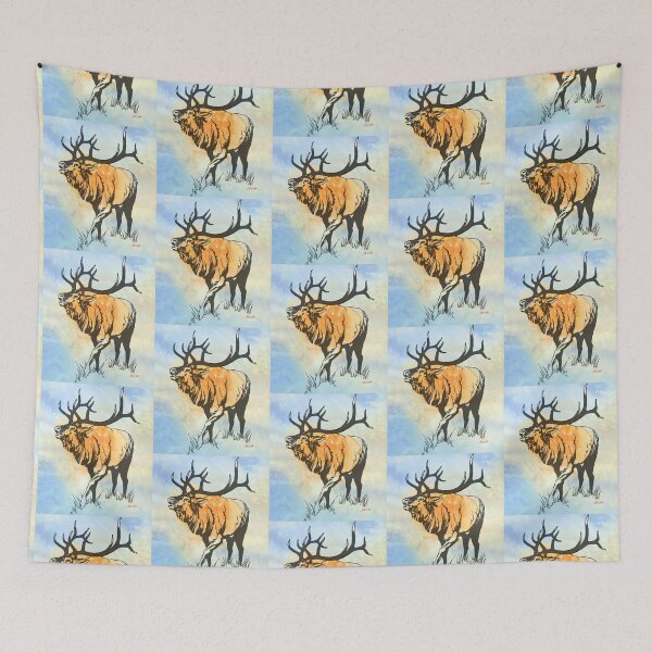 Item preview, Bull Elk in the Roar designed and sold by Patricia Howitt.