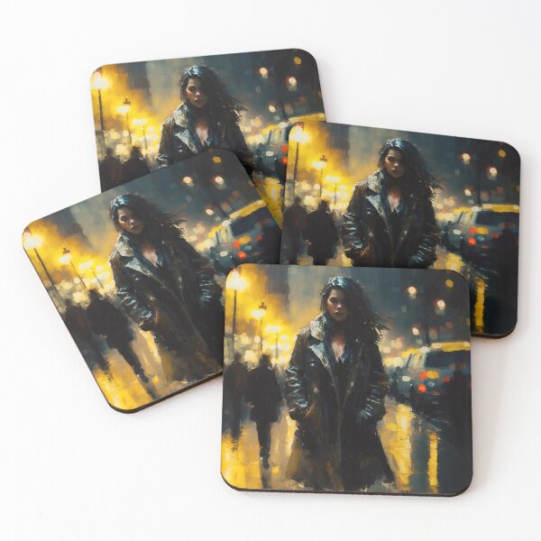 Item preview, Walking the midnight streets designed and sold by AM FineArtPrints.