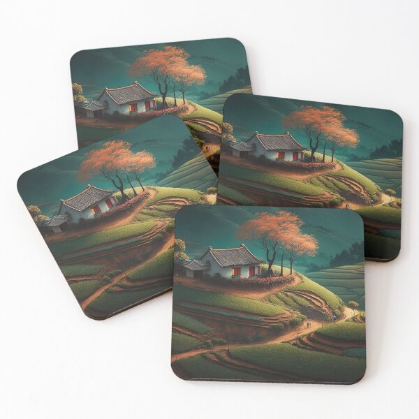 Item preview, Beautiful landscape countryside artwork - Vietnam Terraced fields 07 designed and sold by jetaiart.