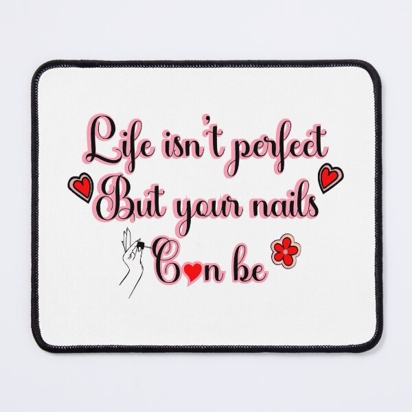 Item preview, life isn't perfect but your nails can be designed and sold by fouadaghilas.