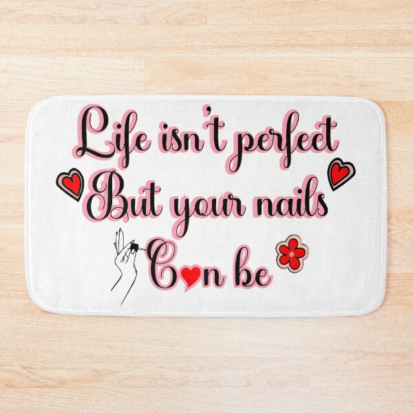 Item preview, life isn't perfect but your nails can be designed and sold by fouadaghilas.