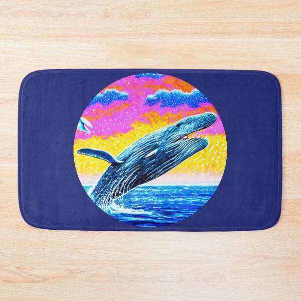 Item preview, Happy whale in the ocean. Abstraction. designed and sold by Natalia-Vlad.
