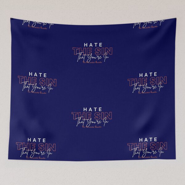 Item preview, Hate the Sin that You're In | Proverbs 14:34 - Navy designed and sold by TheReporter1.