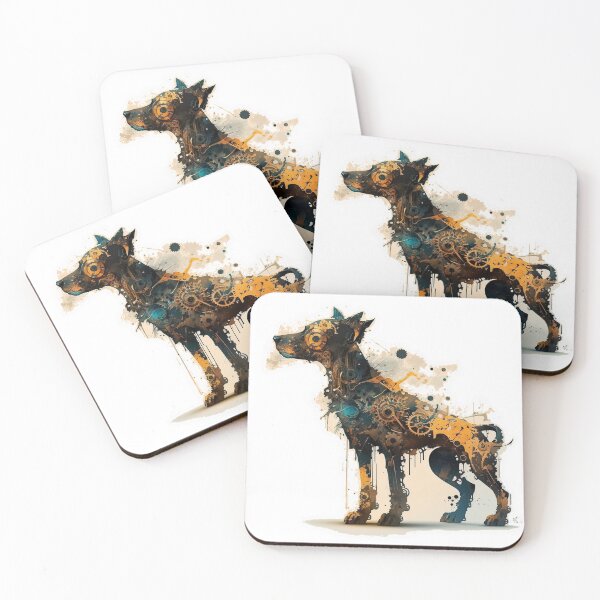Item preview, Steampunk Animals - Mechanical Dogs #11 designed and sold by MindAsylum.