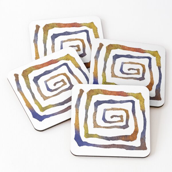 Item preview, Colorful Square Spiral designed and sold by brightcool.