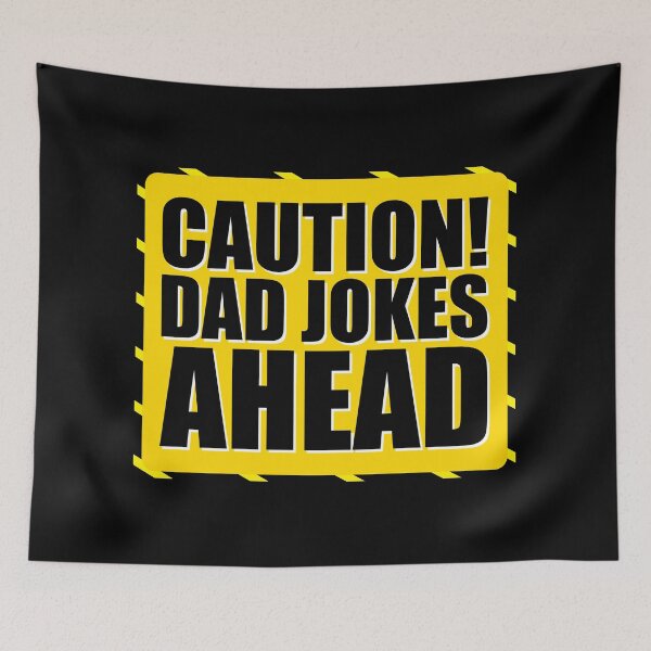 Item preview, caution dad jokes ahead lettering designed and sold by gabicoutodesign.
