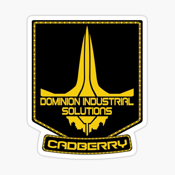 CadBerry Dominion-Industrieabzeichen Sticker