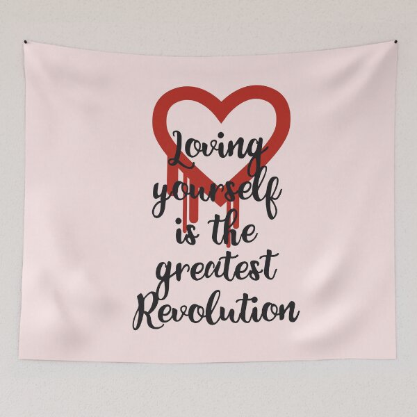 Item preview, love yourself heart mom revolution love lettering saying motto self-confidence designed and sold by originalstar.