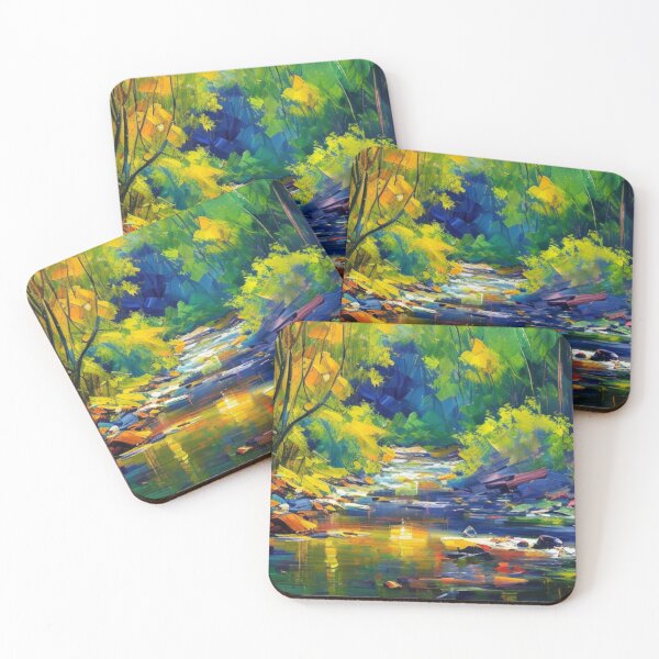 Artikelvorschau, Flusslandschaft entworfen und verkauft von HOMEDESIGNPRINT.