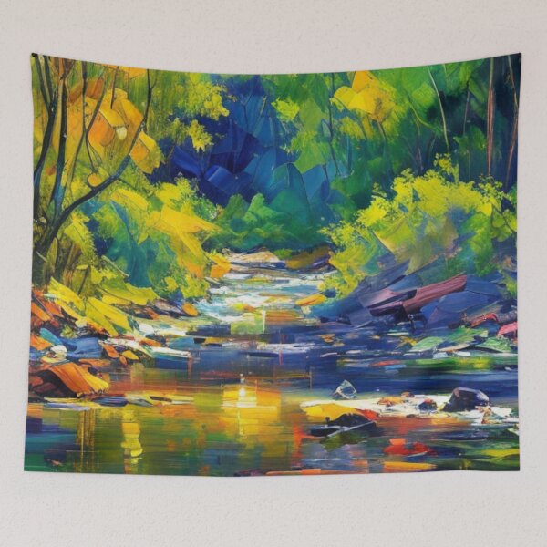 Item preview,   River Landscape designed and sold by HOMEDESIGNPRINT.