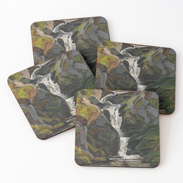 Item preview, Franklin Carmichael, Waterfalls on the Way into Nellie Lake designed and sold by TheRedVineyard.