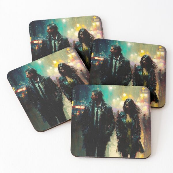 Item preview, Walking the midnight streets designed and sold by AM FineArtPrints.