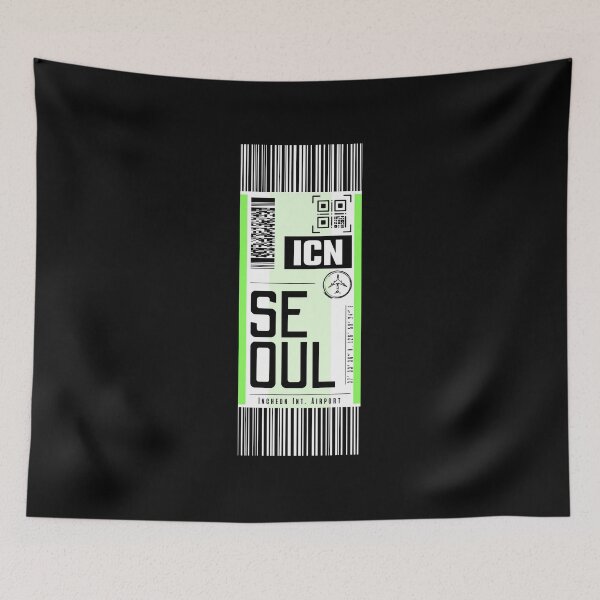 Item preview, SEOUL Incheon (ICN) classic luggage tag designed and sold by LeddsoDello.