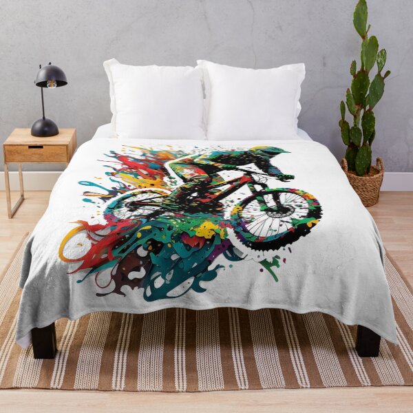 Artikelvorschau, MTB Vibrant Splash entworfen und verkauft von Kit-Tees.