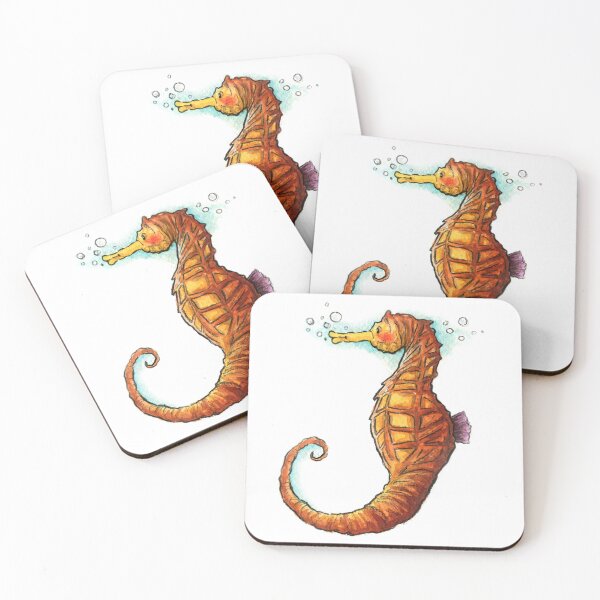 Item preview, J Letter - Seahorse designed and sold by carlottamascolo.