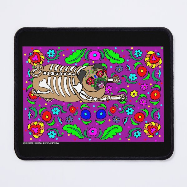 Item preview, Day of the Dead Pug designed and sold by M. E.  Bilisnansky McMorrow.