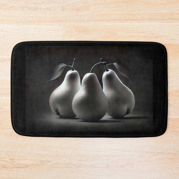 Item preview, Three Pears Still Life Classic Photo Realistic Black and White designed and sold by ImageVortex.