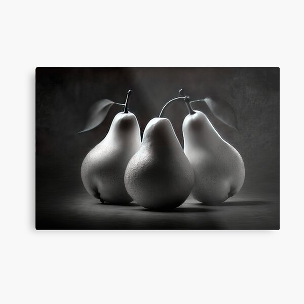 Black And White Still Life Pears Wall Art for Sale | Redbubble