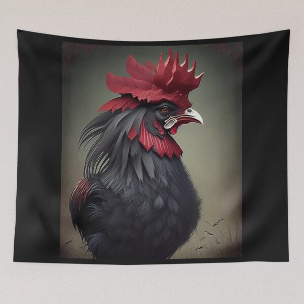 Item preview, Gothic Rooster designed and sold by BiancaDPetals.