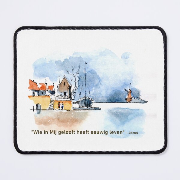 Item preview, Wie in Mij gelooft, heeft eeuwig leven - Jezus designed and sold by sketernal.