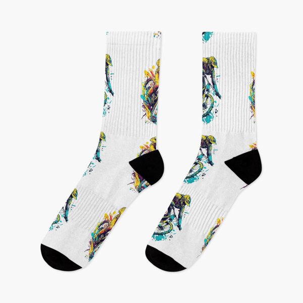 Item preview, MTB Vibrant Downhill Splash designed and sold by Kit-Tees.