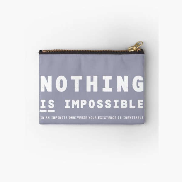Item preview, Nothing IS Impossible - white designed and sold by BrownWoodRobot.