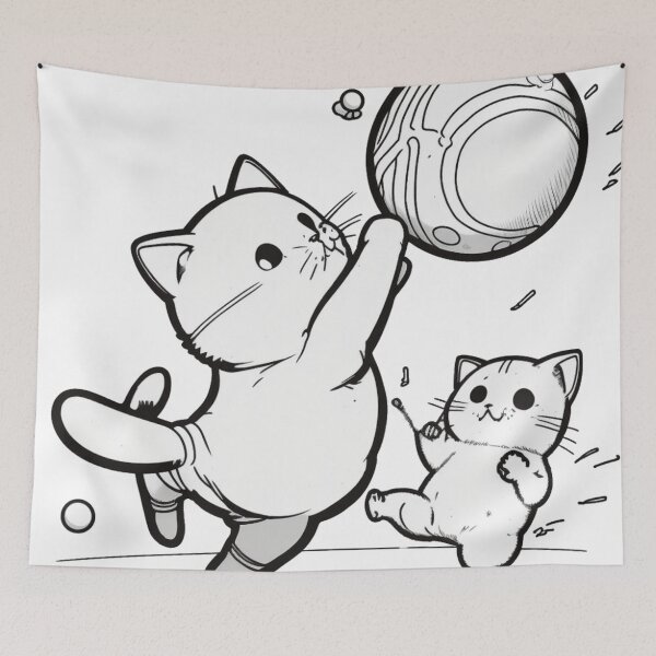Item preview, Cats with ball designed and sold by doomwalker2010.