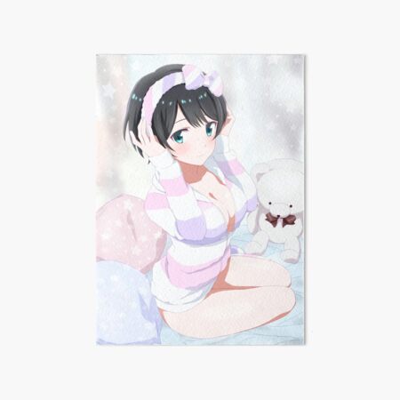 Cute Cheerleaders - Kanojo Okarishimasu Anime Art Board Print for