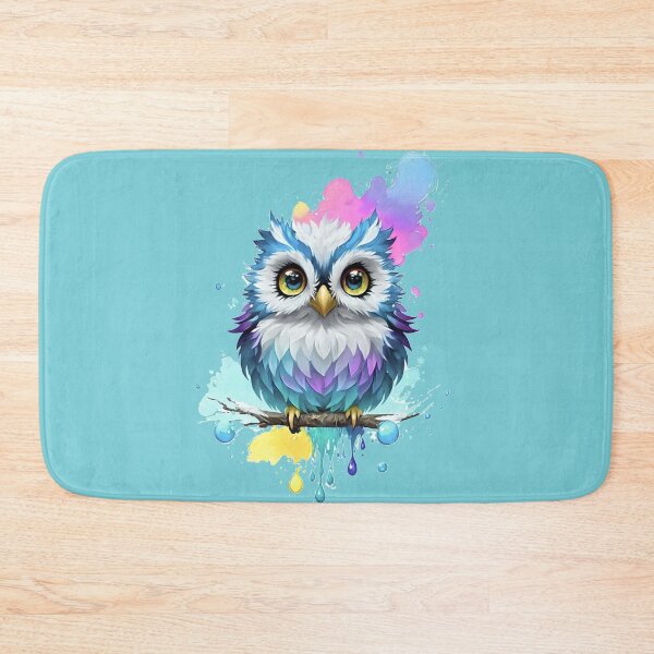 Item preview, Cute and Adorable Owlet Colorful blue designed and sold by muhamuha.