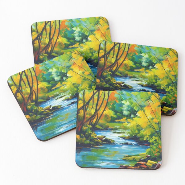 Artikelvorschau, Flusslandschaft entworfen und verkauft von HOMEDESIGNPRINT.