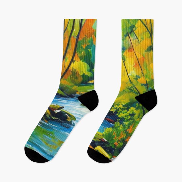 Item preview,   River Landscape designed and sold by HOMEDESIGNPRINT.