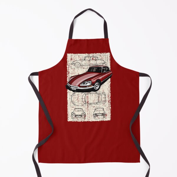 Item preview, El icónico coche clásico francés con fondo dibujo técnico designed and sold by designjaag.