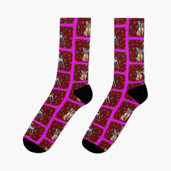 Item preview, Day of the Dead Chihuahuas designed and sold by M. E.  Bilisnansky McMorrow.