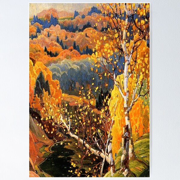 Item preview, Franklin Carmichael, October Gold, 1922 designed and sold by TheRedVineyard.