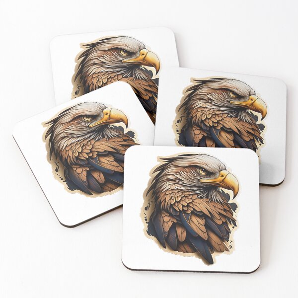 Item preview, Fierce Intense Bald Eagle designed and sold by TraditionalCA.