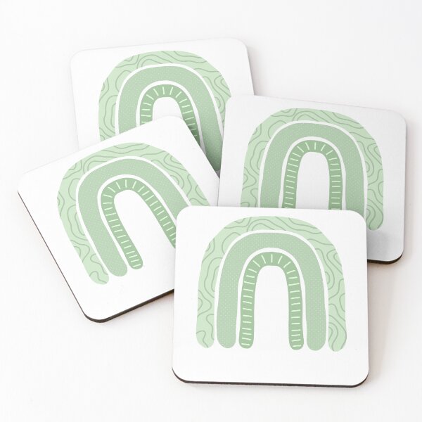 Item preview, Light Green Abstract Rainbow designed and sold by Ldebranski.
