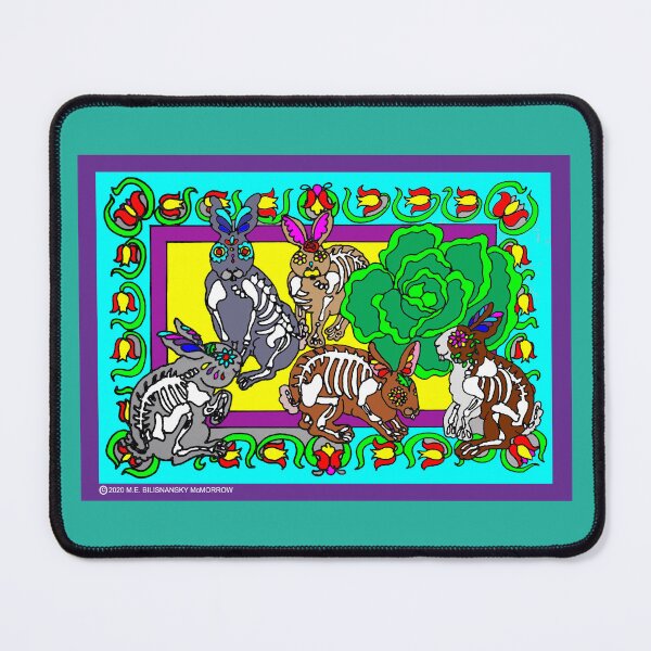 Item preview, Day of the Dead Bunnies designed and sold by M. E.  Bilisnansky McMorrow.