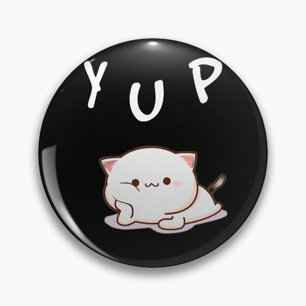 Item preview, YUP - Happy Kawaii Cat / Kat designed and sold by miniverdesigns.