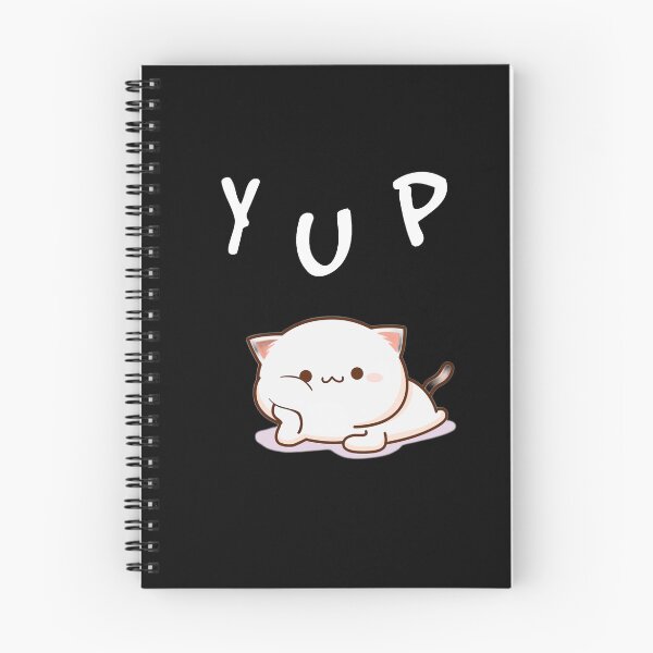 Item preview, YUP - Happy Kawaii Cat / Kat designed and sold by miniverdesigns.