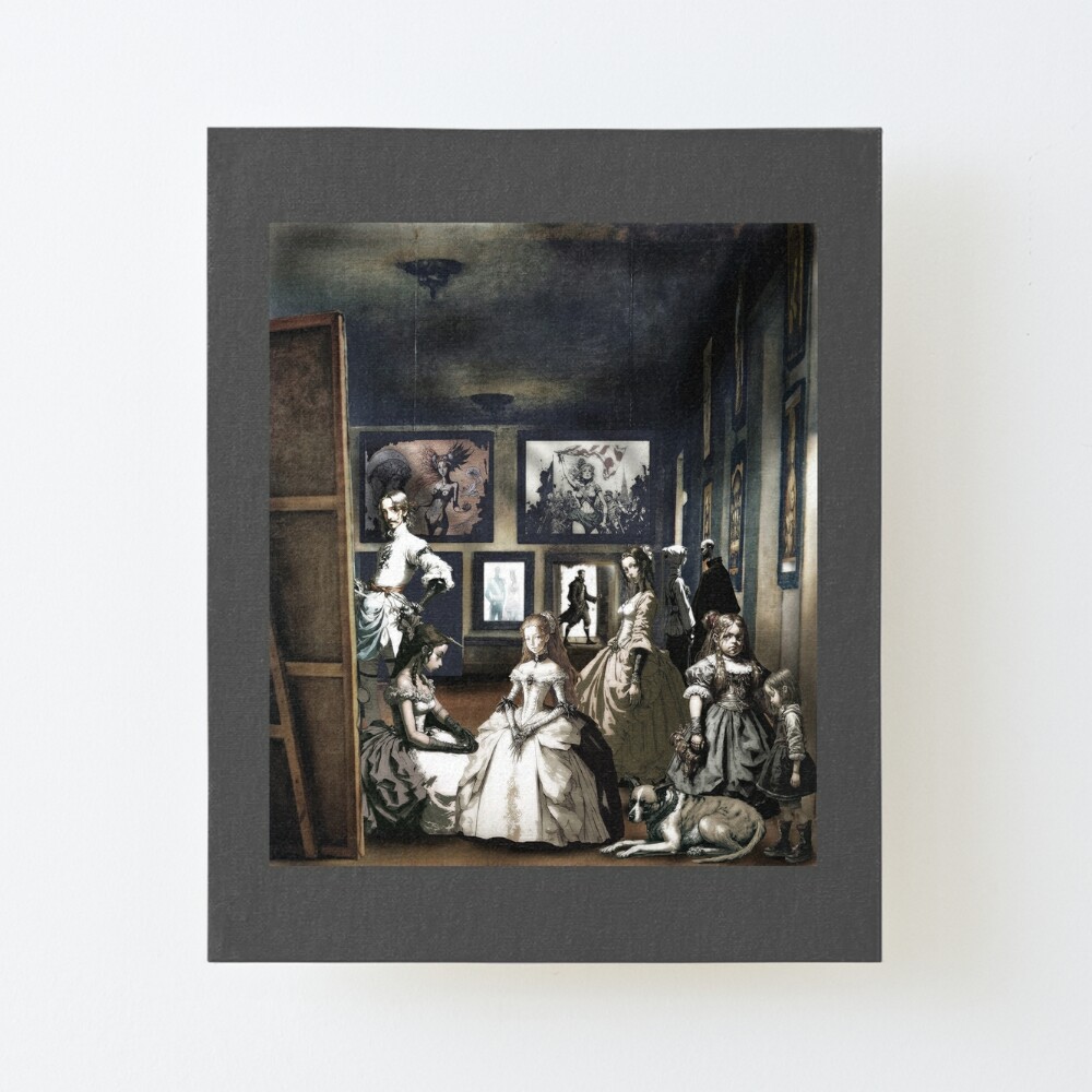 Print of the Handmade Collage Based on Las Meninas by Velázquez. Print of  the Handmade Collage Based on Las Meninas by Velázquez. 