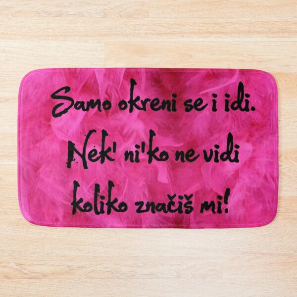 Item preview, Lyrics - Samo okreni se i idi nek ni'ko ne vidi koliko značiš mi (Dodiri od stakla) designed and sold by Marija Barisic.