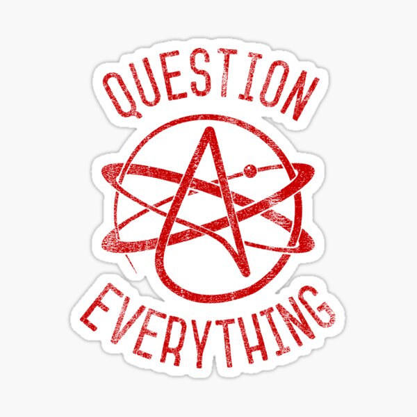 Atheism Atomic whirl Symbol Religion Agnosticism, symbol, angle, leaf png |  PNGEgg