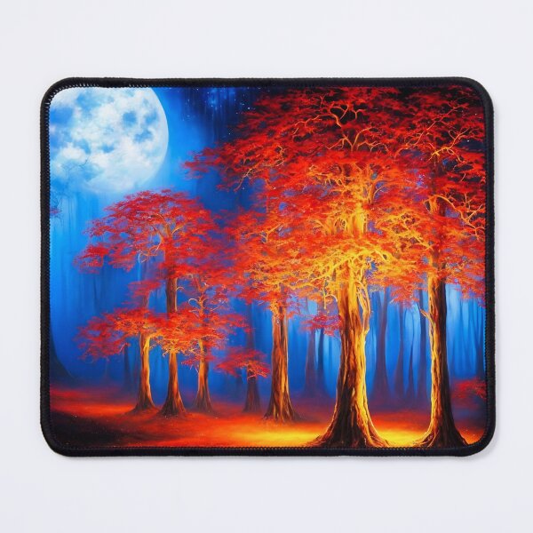 Item preview, forest at full moon designed and sold by Jaroslav Hubert.
