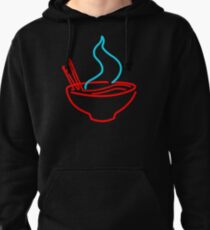 Spicy Ramen Noodles Neon Pullover Hoodie