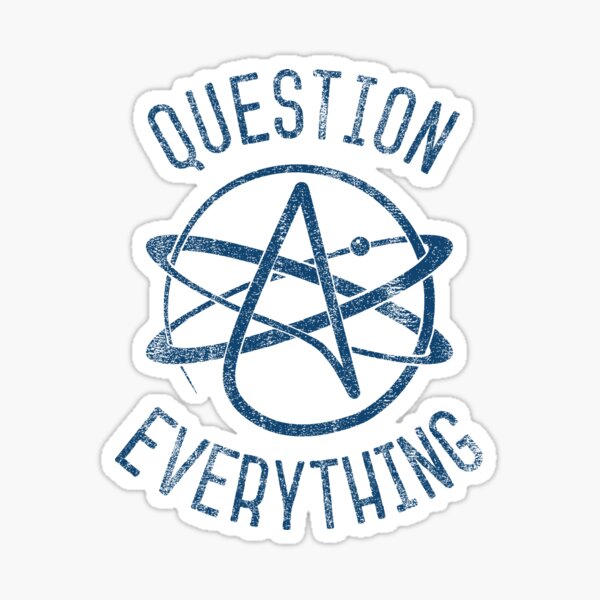Item preview, Atheist Symbol Atheism Symbol Flying Spaghetti Monster Agnostic vs Atheist Free Thinker Critical Thinker Heathen Religion Anti Religion Agnostic Religion designed and sold by shoptshirtswag.